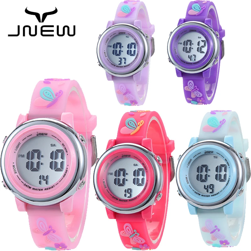 

Quality New Unique Child Luminous Cartoon Watch Kids 3D Electronic Digital Watch montre pour enfants digital