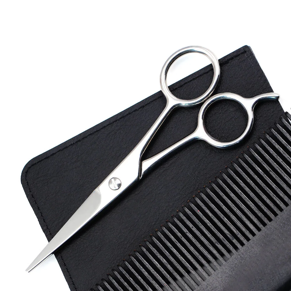 

Professional Stainless Steel Facial Hair Scissors for Men Beard Trimming Grooming Scissors and Safety Use Barber scissors