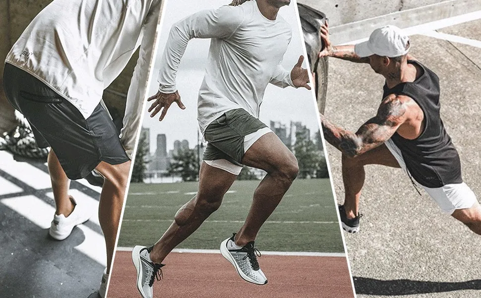 running gym compression shorts men,workout nylon shorts gym