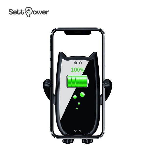 

2019 Automatic Clamping Wireless Car Charger Settpower RS-N11