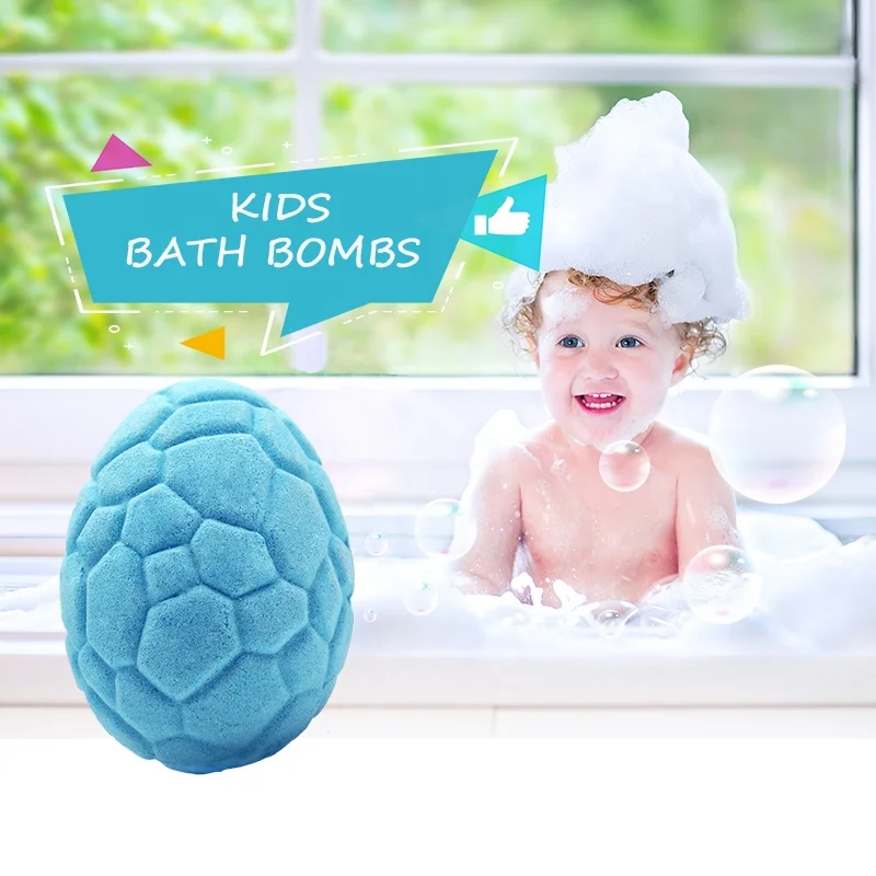 

Best Wholesale Funny Dinosaur Egg Bath Bomb with Surprise Toy DIY Bath Fizzers Inside Bubble Natural for Kids 1-2 Years 110g, Blue, yellow, green, purple, ect.