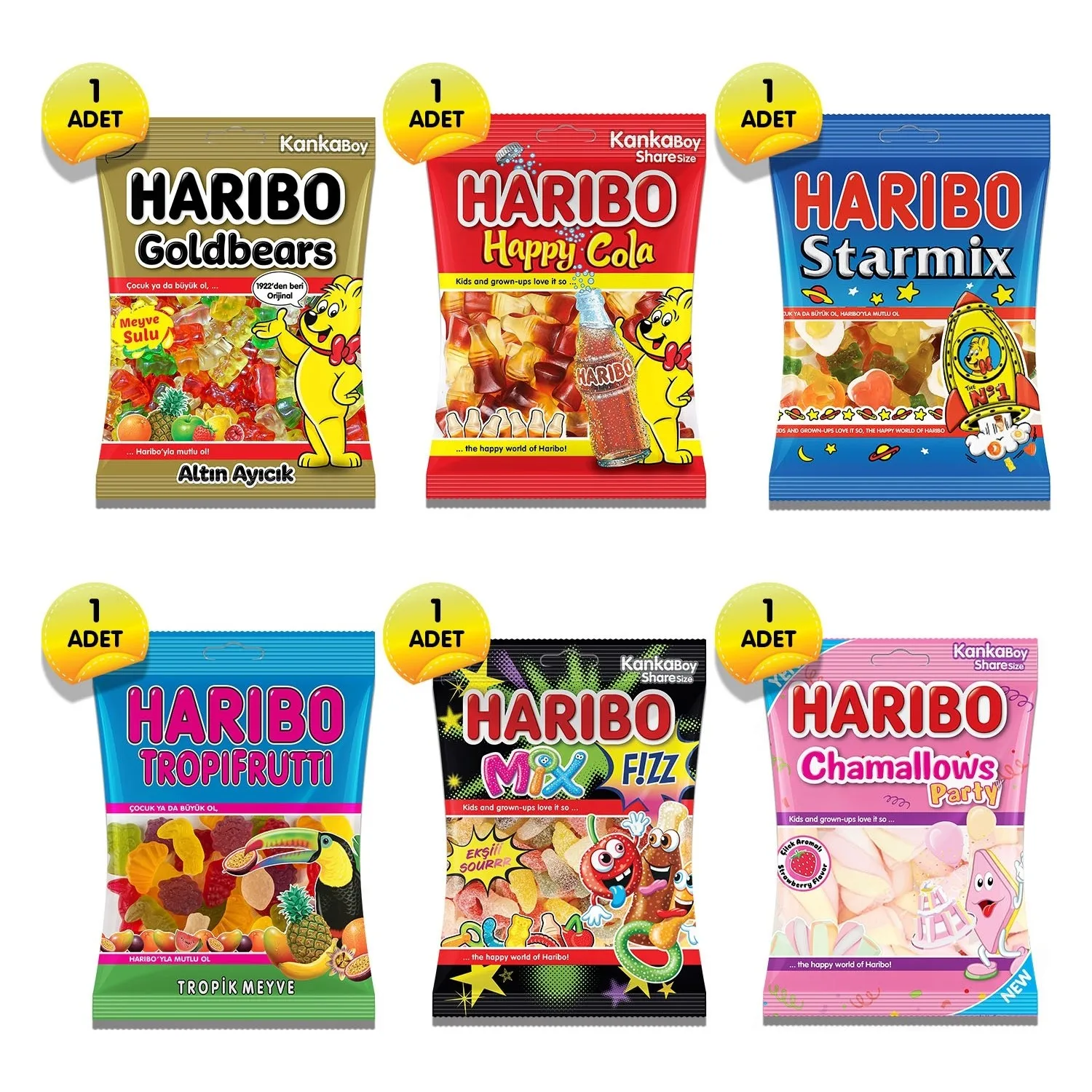 For Haribo Worms 80gr Halal Turkey Original Haribo Candy - Buy Turkey 