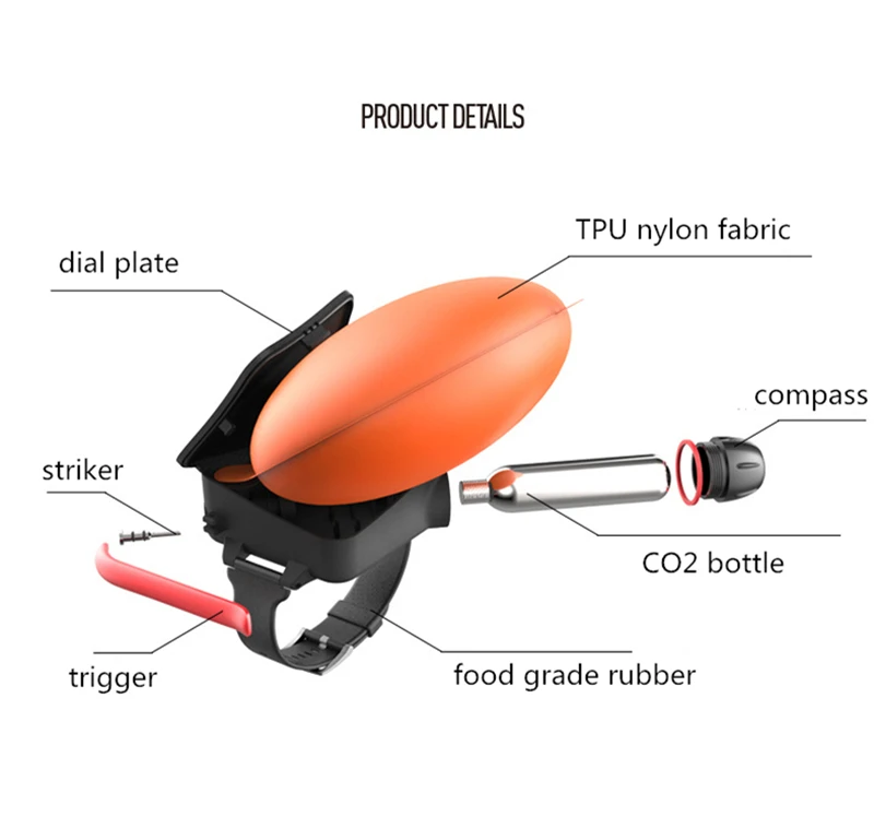 swimming equipment Unique design lifesaving smart wristband underwater emergency rescue safe swimming equipment 