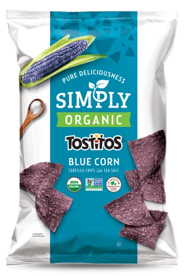 
Simply Tostitos Organic Blue Corn Tortilla Chips 
