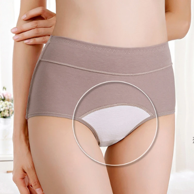 

OEM high-rise cotton Panties women panty solid women underwear plus size underwear