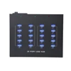 Sipolar industrial 20-port usb 2.0 hub 20a210p with 110W 100-220V power adapter for cellphone iPad tablets