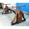 crank table base industrial furniture