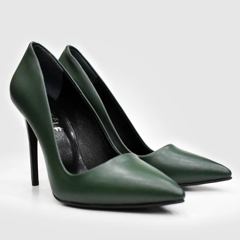 Turkey Women's Matte Purple Pu Leather Ladies Pumps High Heel Stiletto