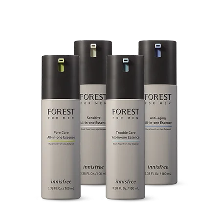 

wholesale korean cosmetics Innisfree Forest For Men Fresh Pore Trouble Skin care sensitive anti-aging All in one essence set