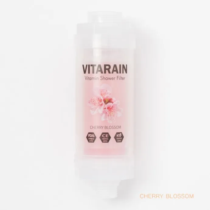 

Korean Products Anti-Oxidant Aromatherapy Moisturizing Vitarain Vitamin C Cherry Blossom Chlorine Water Filter for Shower