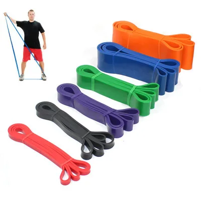 

Tpe/Latex Yoga Resistance Bands Gym Sports Pull up Assist Band Workout Elastic Pull Up Assistance Resistance Bands Set of 4, Yellow/red/black/purple/green/blue/orange