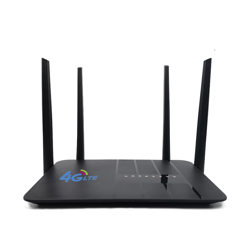 

Black color 802.11 a/b/g/n popular 3G 4G high speed wireless lte router for home
