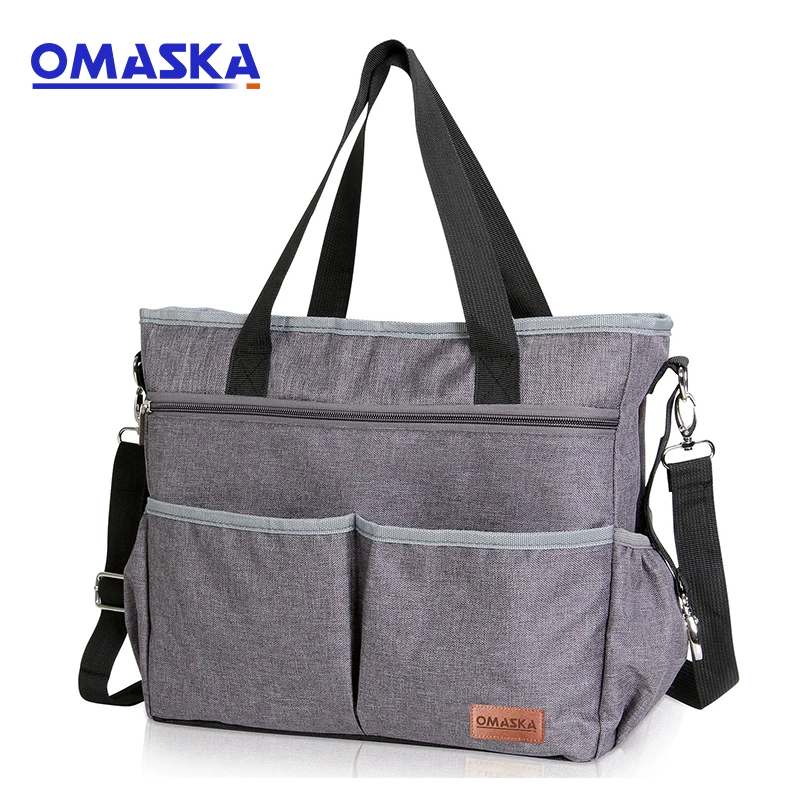 

OMASKA High density waterproof 900D Oxford cloth large capacity multi function portability fashion diaper handbag, Customized colors