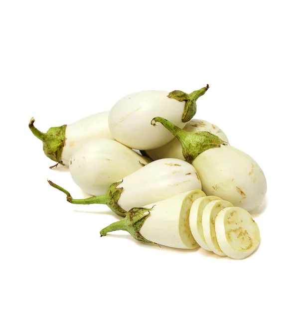 organic white and black egg plant/ fresh vegetable for sale