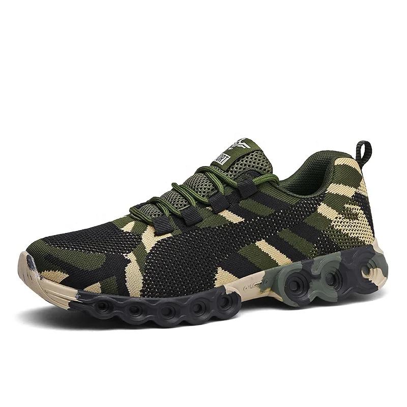 

Camouflage hiking shoes sports men summer breathable hollow mesh leisure military training liberation hiking shoes for men women, Photos