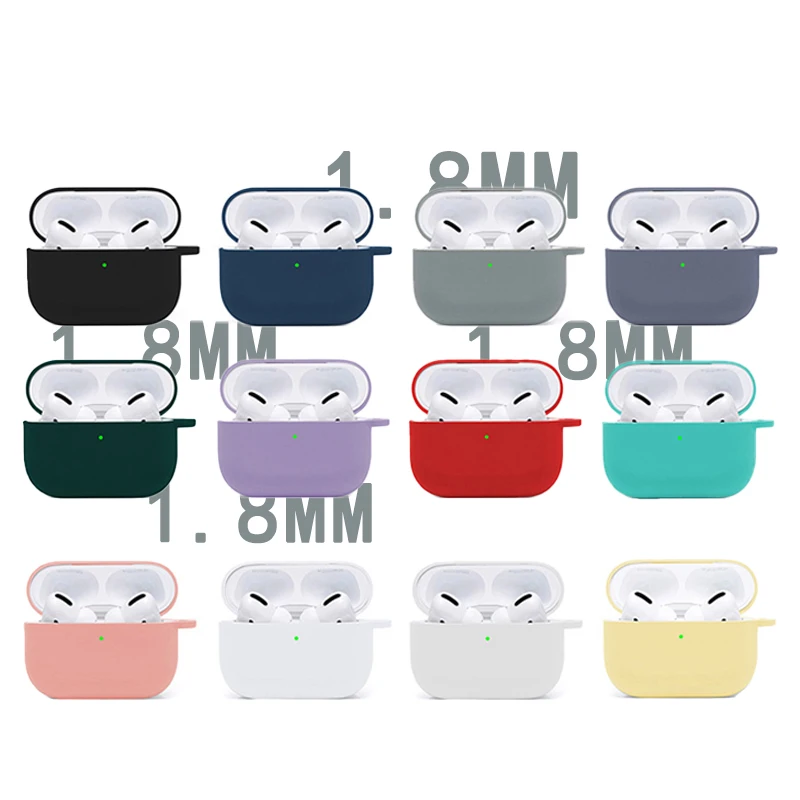 

Custom Wholesale New Ultra Thin Waterproof Leather Soft Silicone Liquid Tpu Protector Cover Case Bags For Airpods 3 2 1 Pro