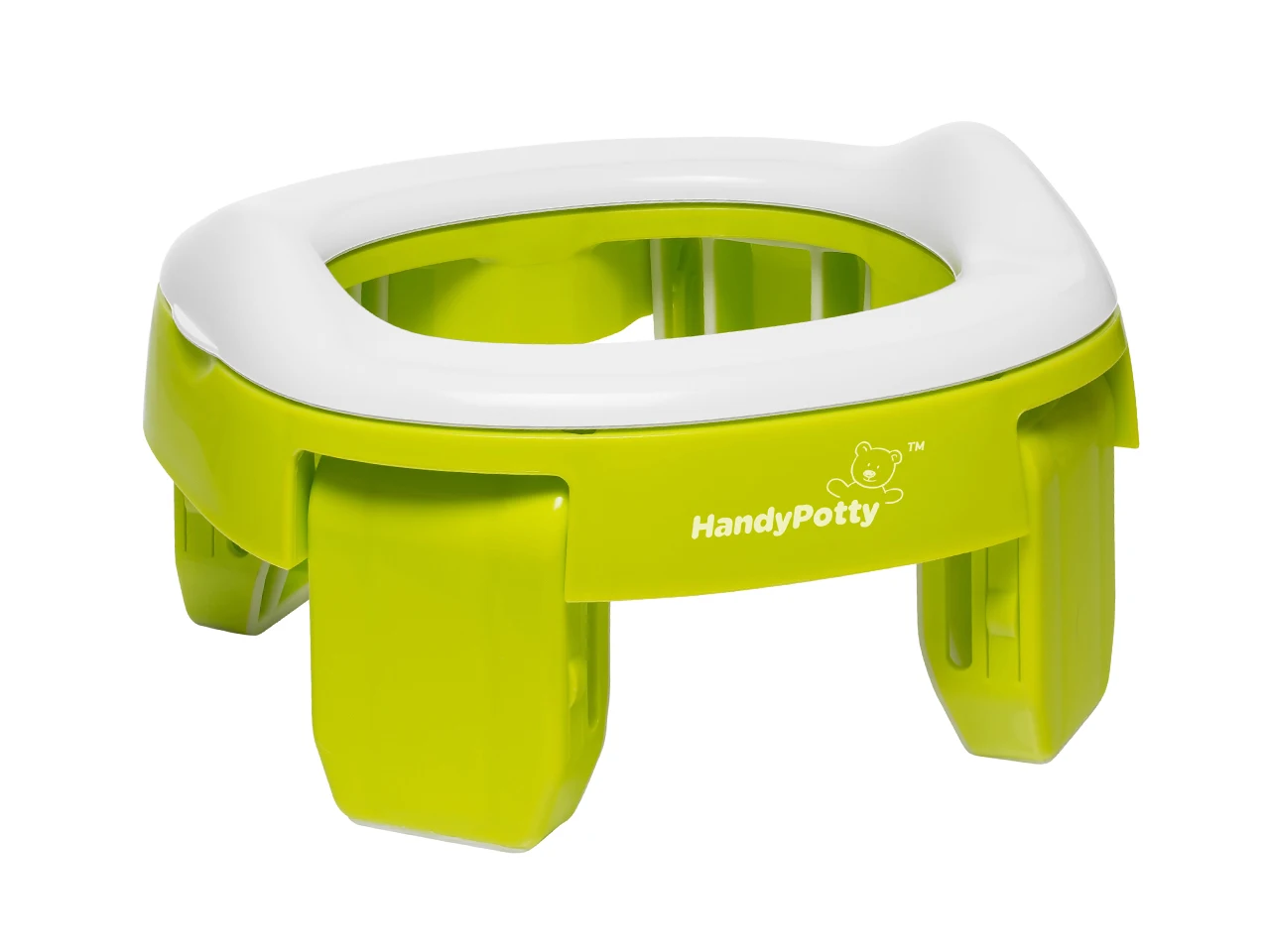 Foldable Travel Home Potty Training Toilet Seat Adapter Green Handy Potty Buy Travel Potty