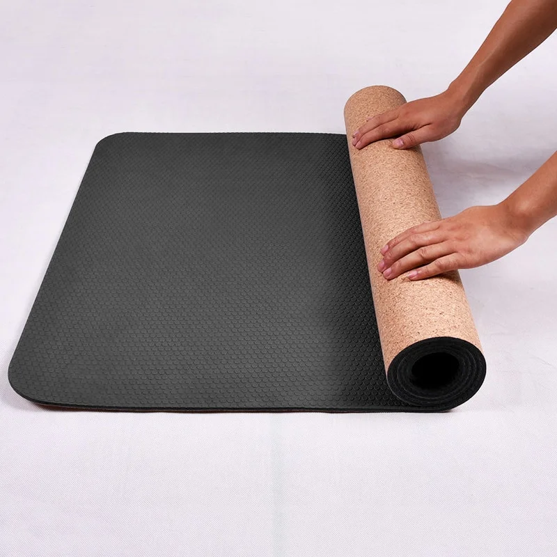 

Personalized 6mm Organic Customizable Thick Rubber Yoga Mat Eco Friendly Yoga Mat For Portable Floating Grip Yoga Mat, Custom color