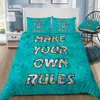 Make Your Own Rules Bedding Set