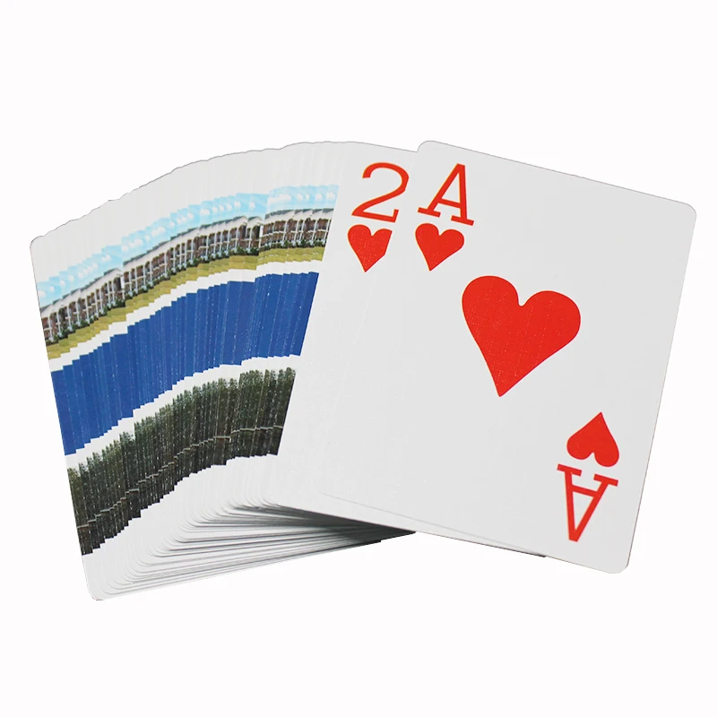 

new hot sale Custom Personalized Design Logo Printed Paper Plastic PVC Poker Playing Cards