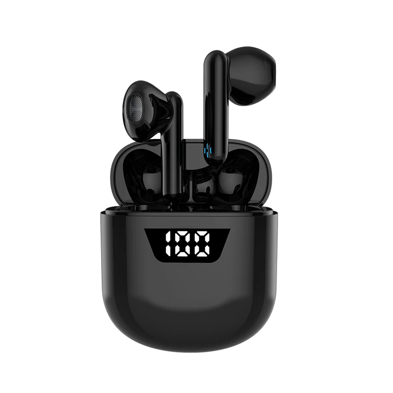 

LED Display HiFi Audio Earphone OEM Custom Bluetooth 5.0 Mini Headset Sport Running Earpiece Wireless Earbuds TWS