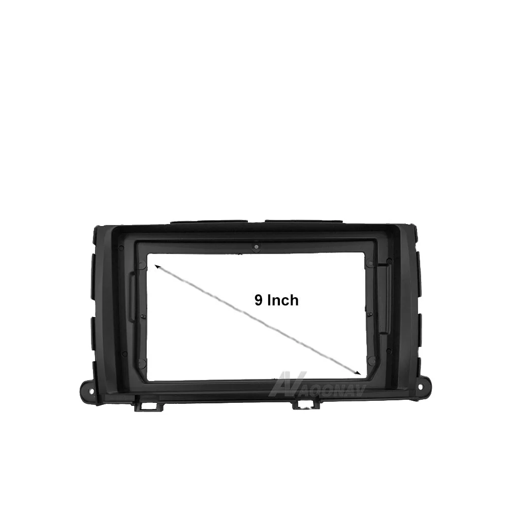 

9inch Car Radio Fascia For Toyota Sienna 2011 Stereo Panel Dash Mount Trim Installation Kit Frame