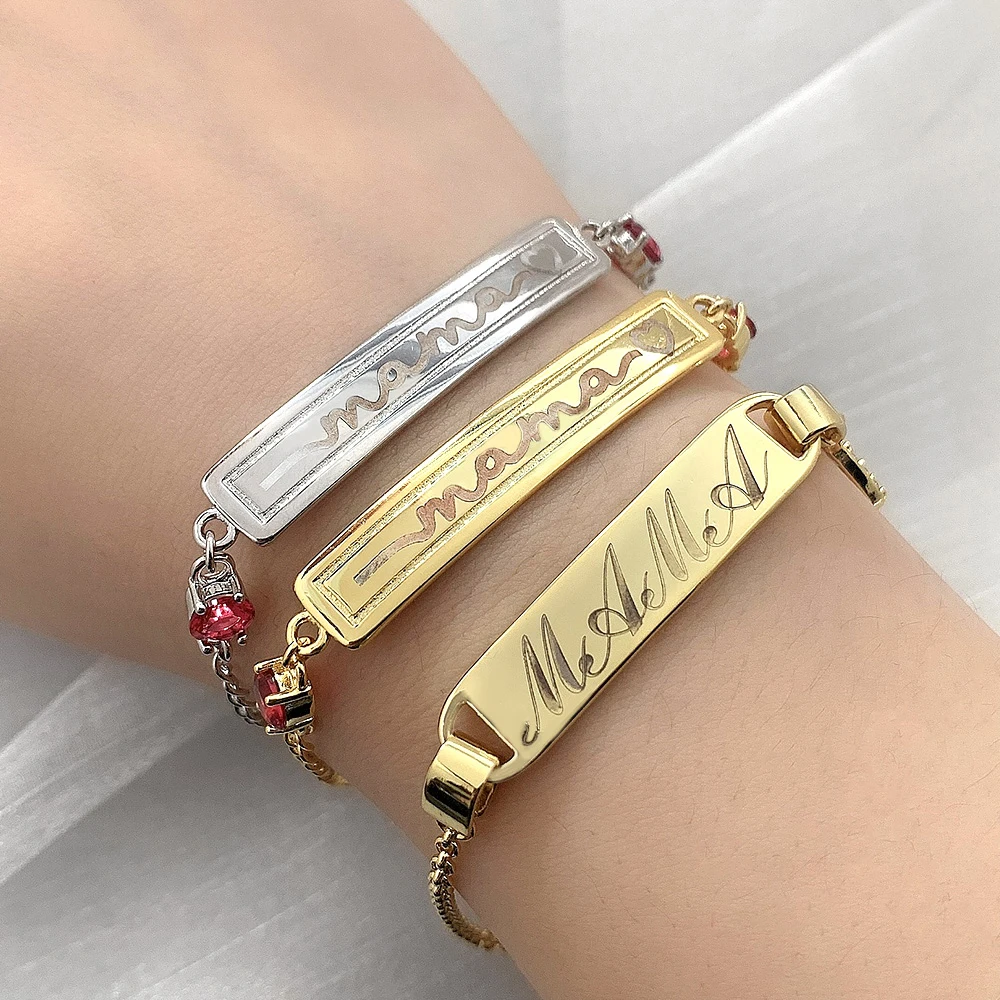 

18k gold plated bracelet mama bracelets