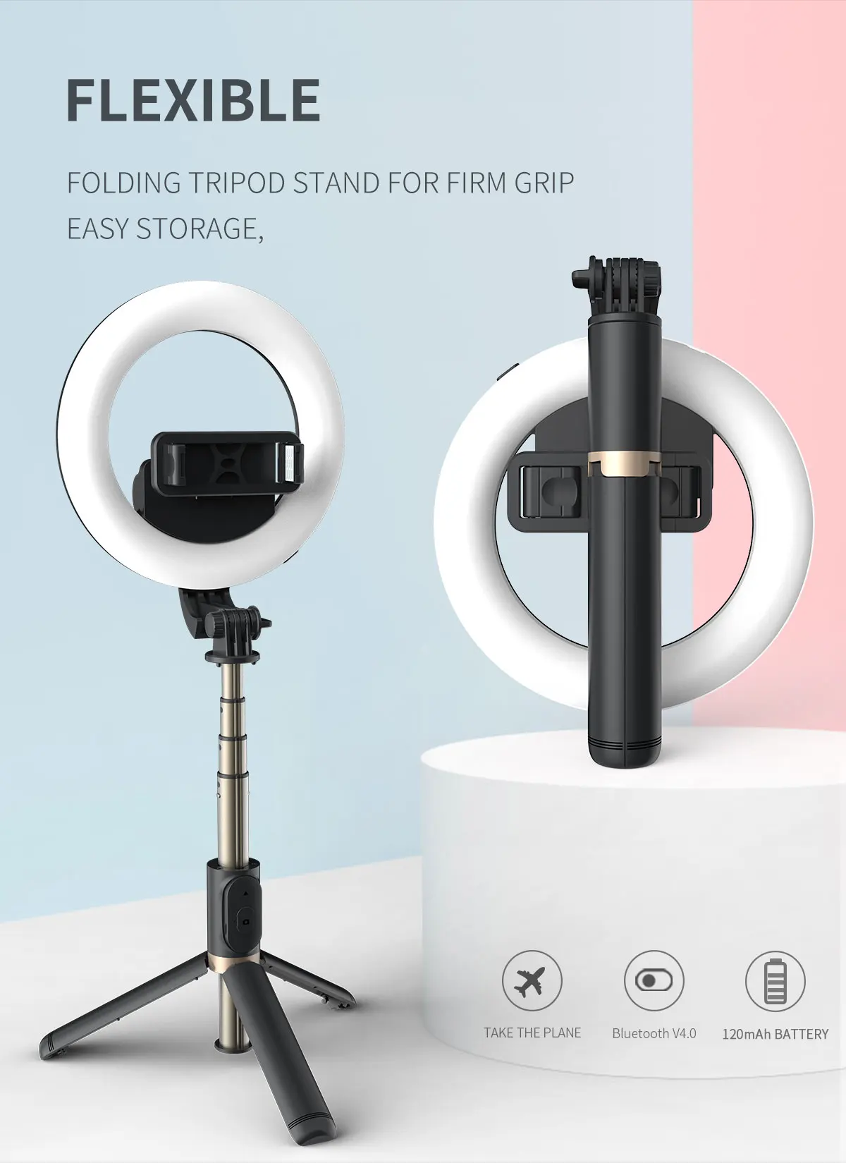 selfie stick tripod q07