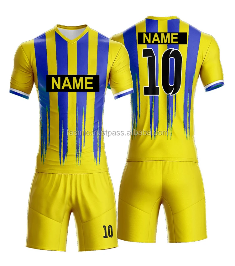 Quickly Dry Polyester Fabric Soccer Uniform Training Soccer Club