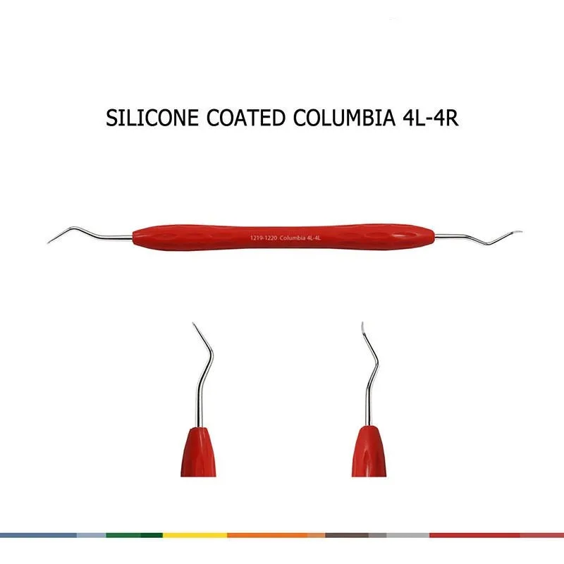 Dental Silicone Handle Columbia Curette/scaler 4l4r Periodontics