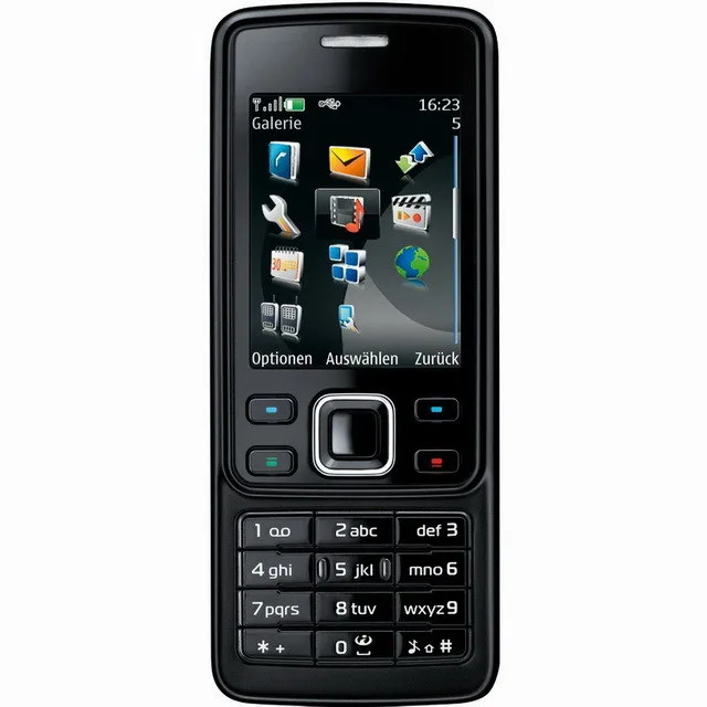 

Free Shipping For Nokia 6300 Factory Unlocked Cheap Classic GSM Mobile Bar Cell Phone On Sale 2.0inch Display By Post