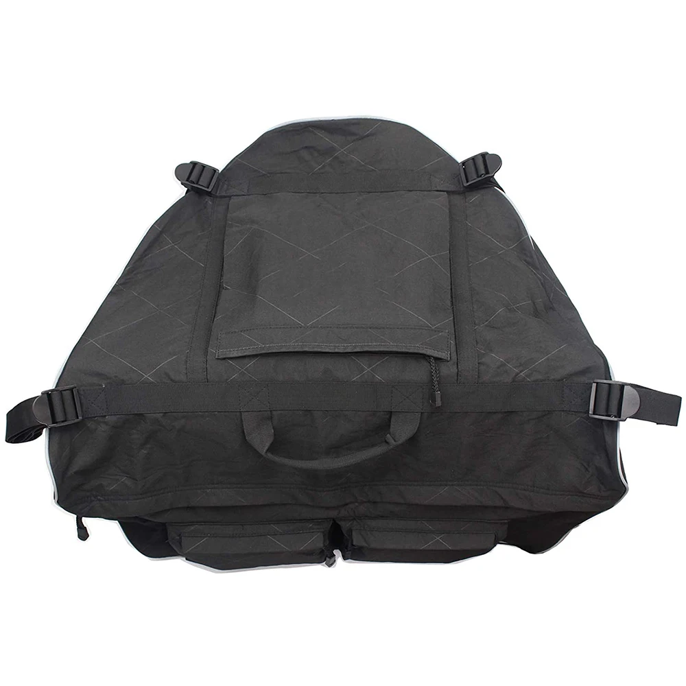 

Multifunctional Sundries Inflatable Boats Front Accessory Storage Bow Bag, Black