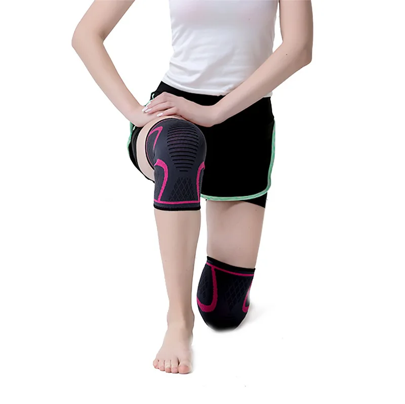 

Custom Logo Knitted Colorful Knee Pad Joint Support Volleyball Sport Yoga Pole Dance Elbow & Knee Pads, 6 colors