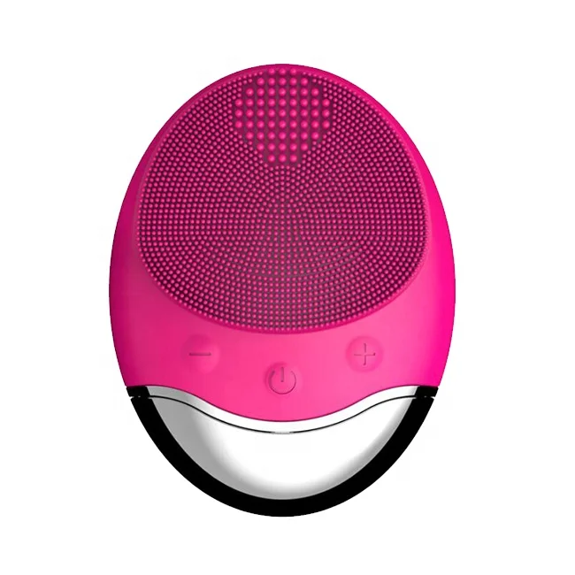 
Amazon hot one Electric Facial Cleanser Deep Cleaning Ultrasonic Silicone Brush Face Cleansing 
