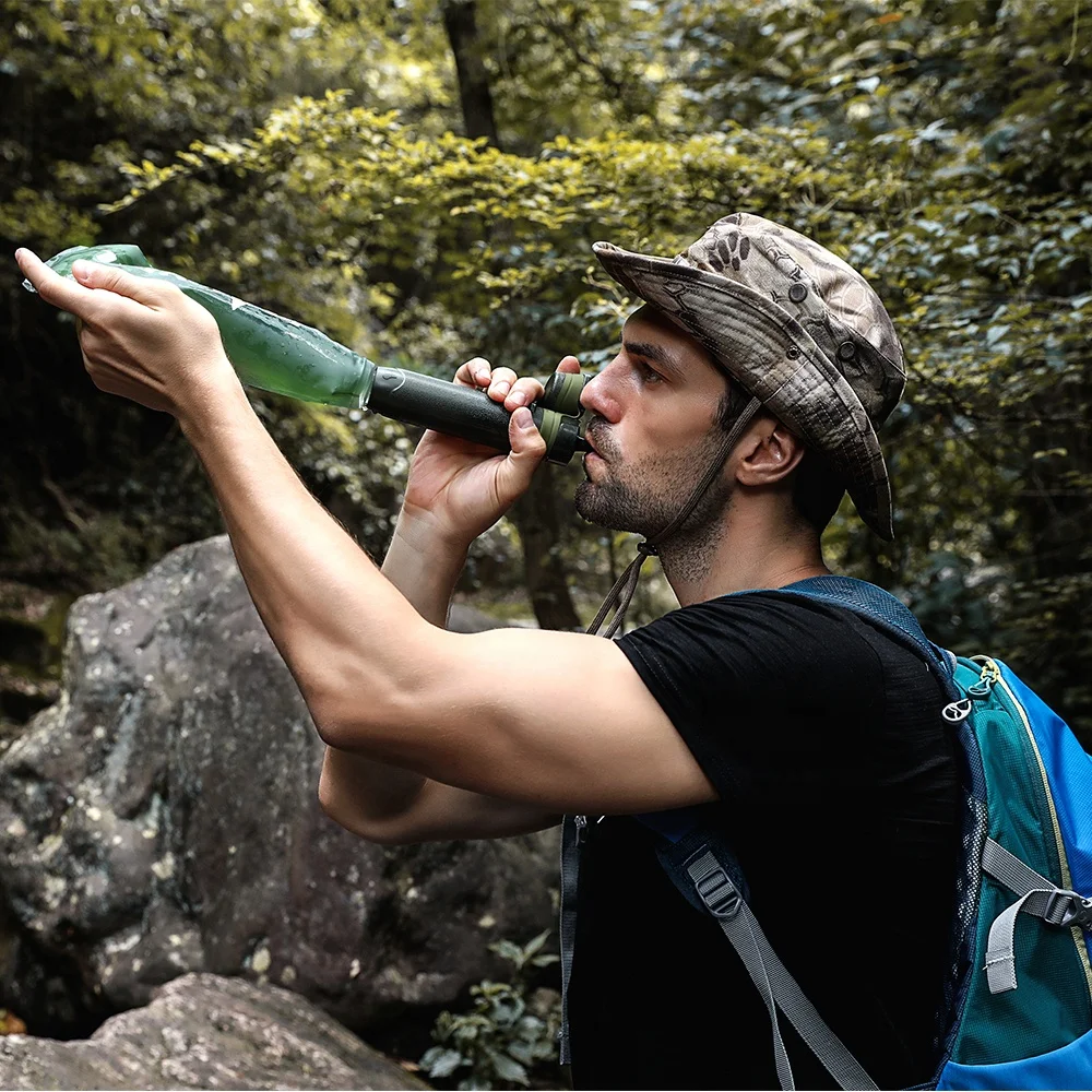 
camping & hiking outdoor water filter straw 