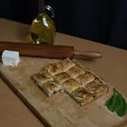 冷凍伝統的なクリスピーほうれん草フェタチーズパテのための良い味とケータリングスーパーマーケットホテル & レストラン-オリーブオイル & 卵