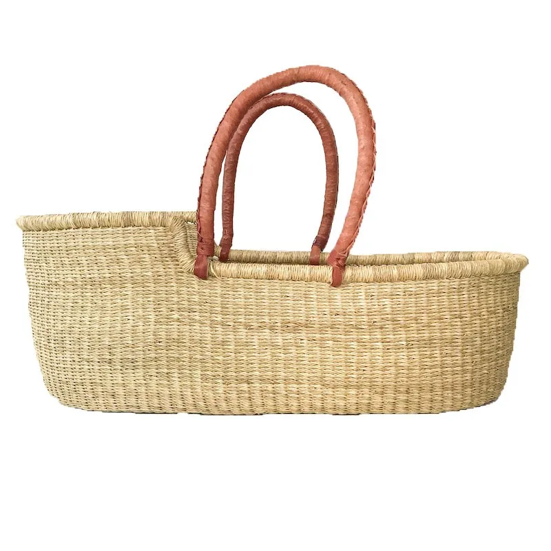 seagrass moses basket