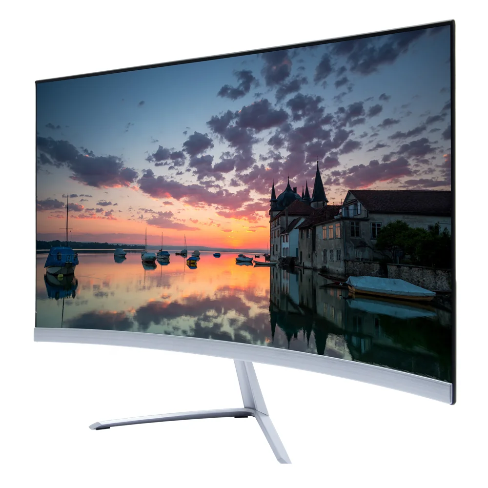 

Home 24 inch IPS led computer monitor with flat screen, White