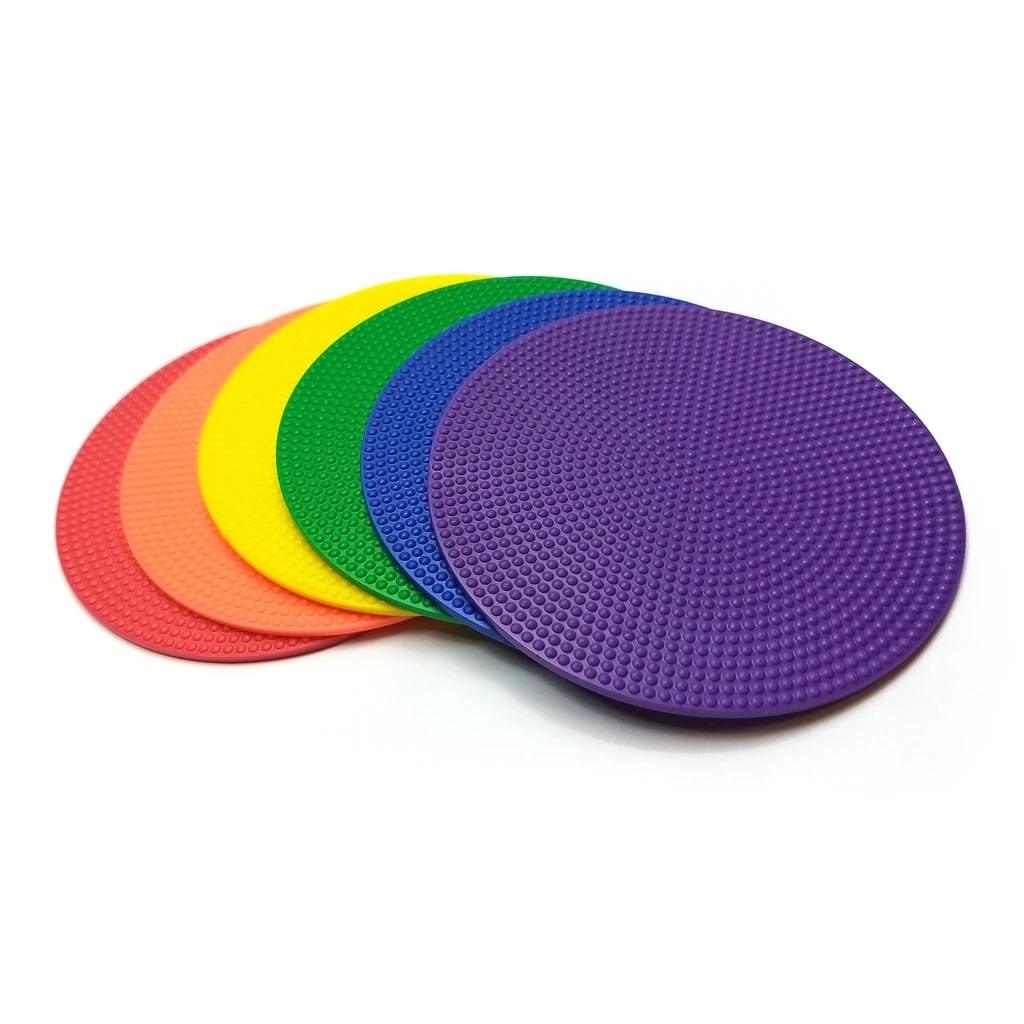 

Non slip and non toxic round flat Disc Soccer Speed Training Spot Marker
