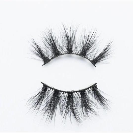 

Strip 3D Mink Eyelashes Natural Siberian Fur Black Cotton Band Professional Eyelashes Vendor Stock Samples Logo Packaging