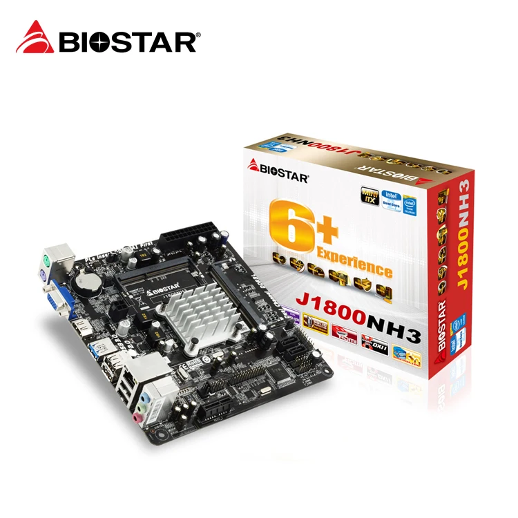 

BIOSTAR J1800NH3 64GB Mini-ITX ddr3 motherboard