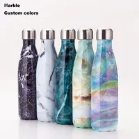 

Logo Custom Colorful Double Wall Stainless Steel Metal Drink Water Bottle