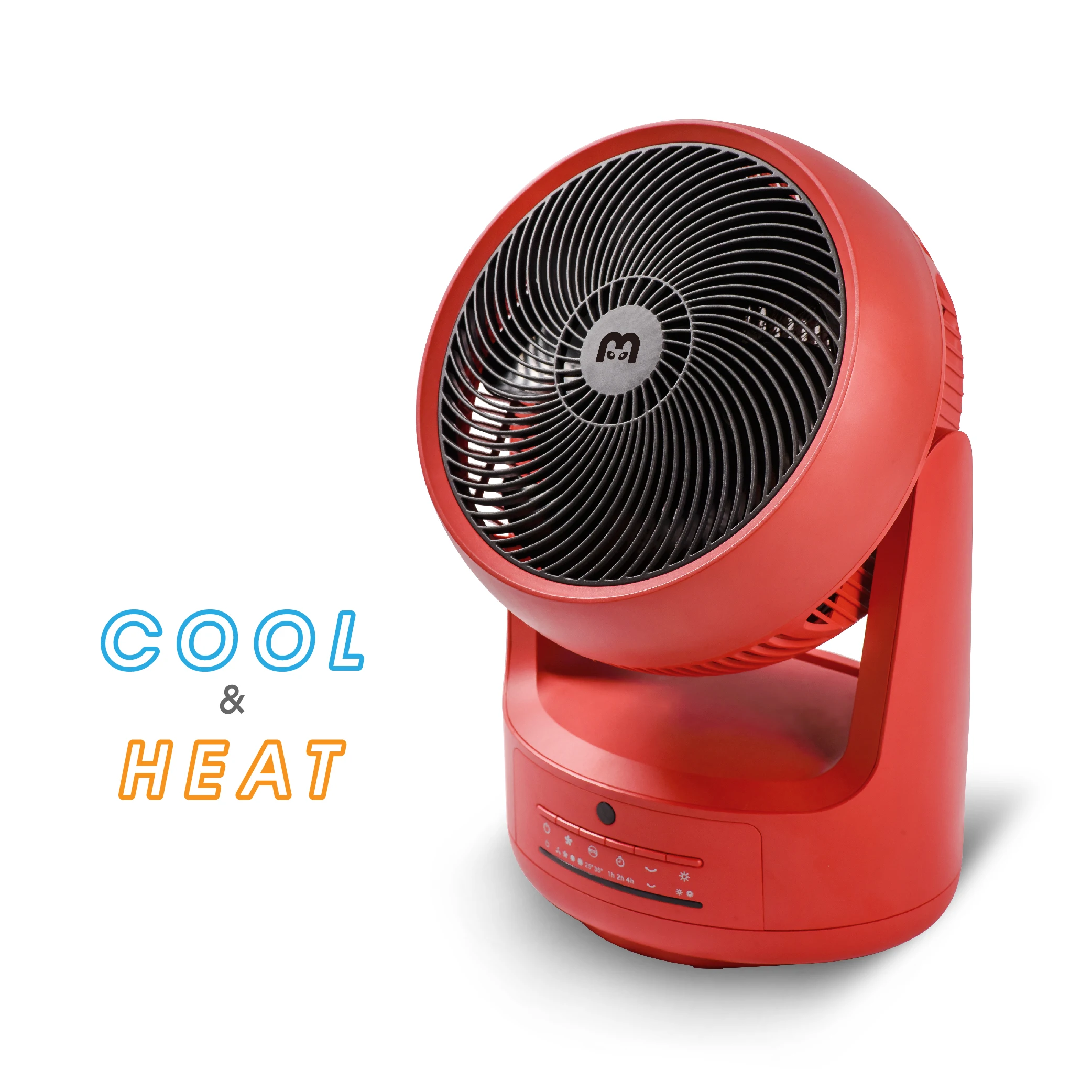 
MAO Sunny 2 in 1 Fan Heater With Auto Tip-over & Overheat Protection For Bedroom 