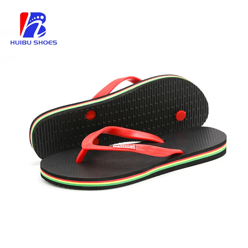 
Wholesale Custom Logo Personalized Beach Slippers Recycled Men Rubber Flip Flops 
