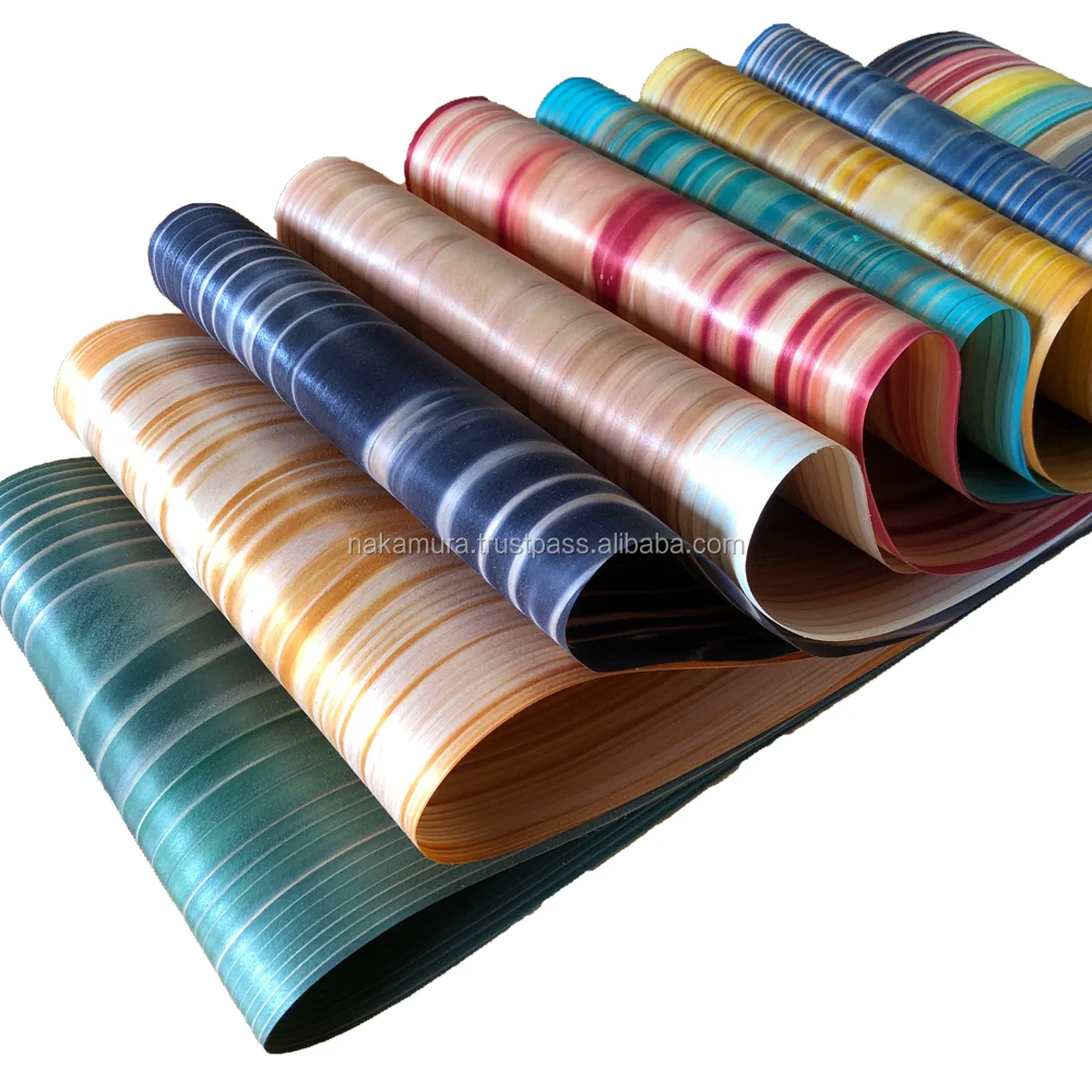 
Amazing Sliced Japanese Cedar Through Dyed Veneer 