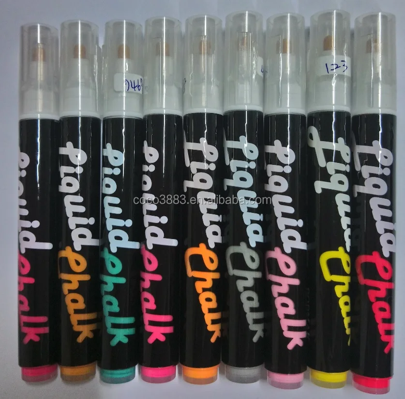 

Popart Dry-Erase & Wet-Erase Ink OEM Erasable Fluorescent chalk marker