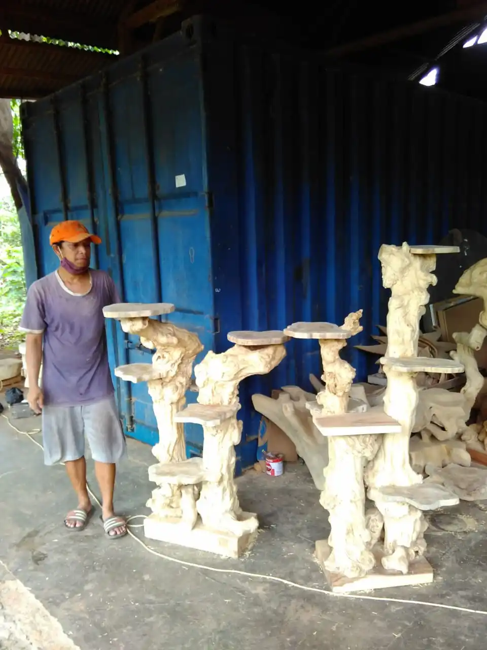 New Style Cat Tree Scratch Wooden Large Pet House Wood Condo Furniture