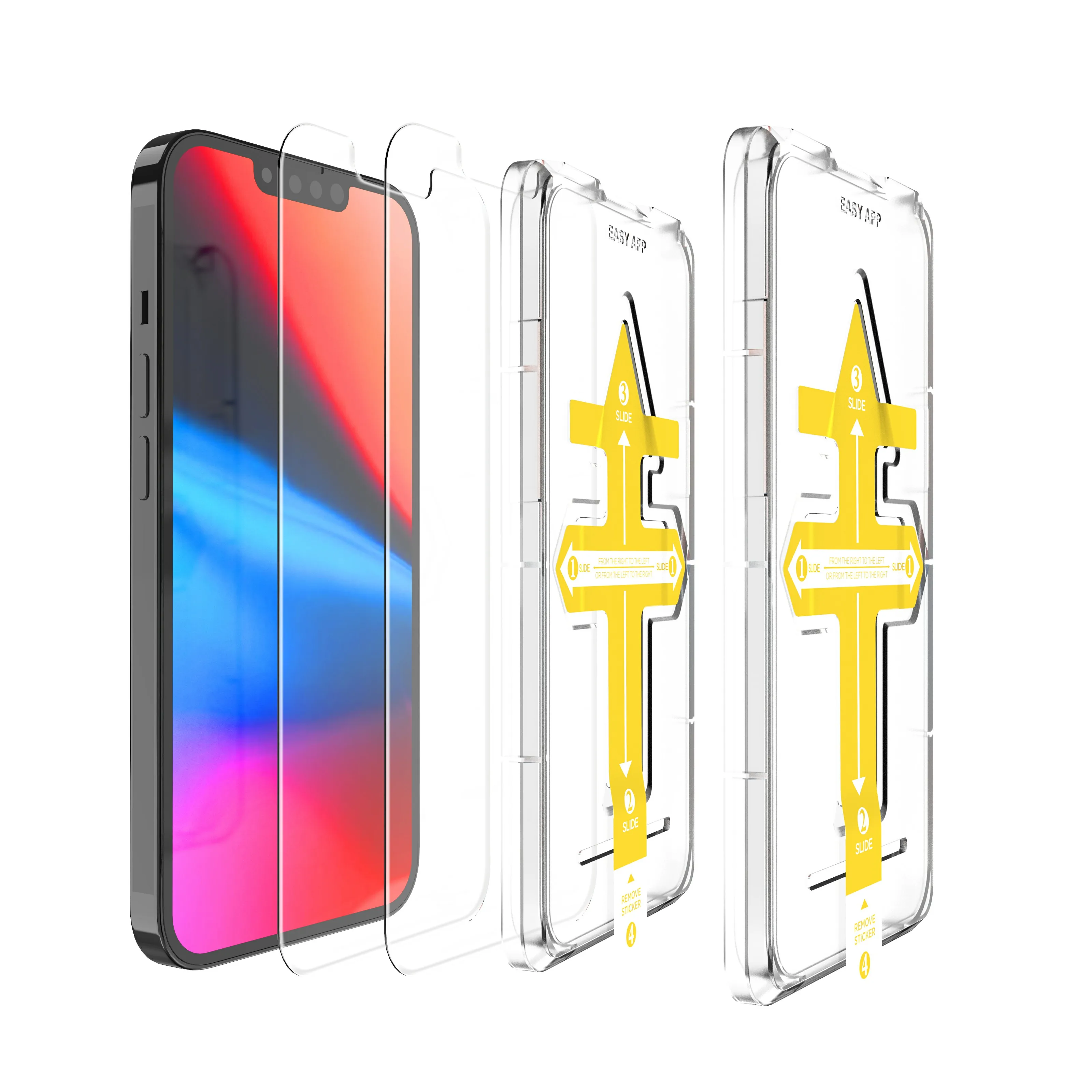 

OEM logo For amazon hot selling Ailun Glass Screen Protector for iPhone 13 Pro 11 XR 6.1 Inch 3 Pack Tempered Glass