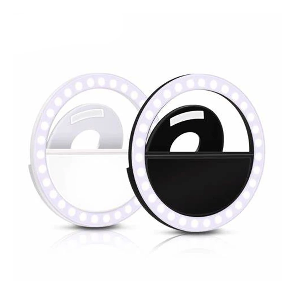 

Free Shipping Universal Cell Phone Mounted Usable 36 Leds 3 Brightness Level Led Selfie Ring Light For Live Video Selfie Photos