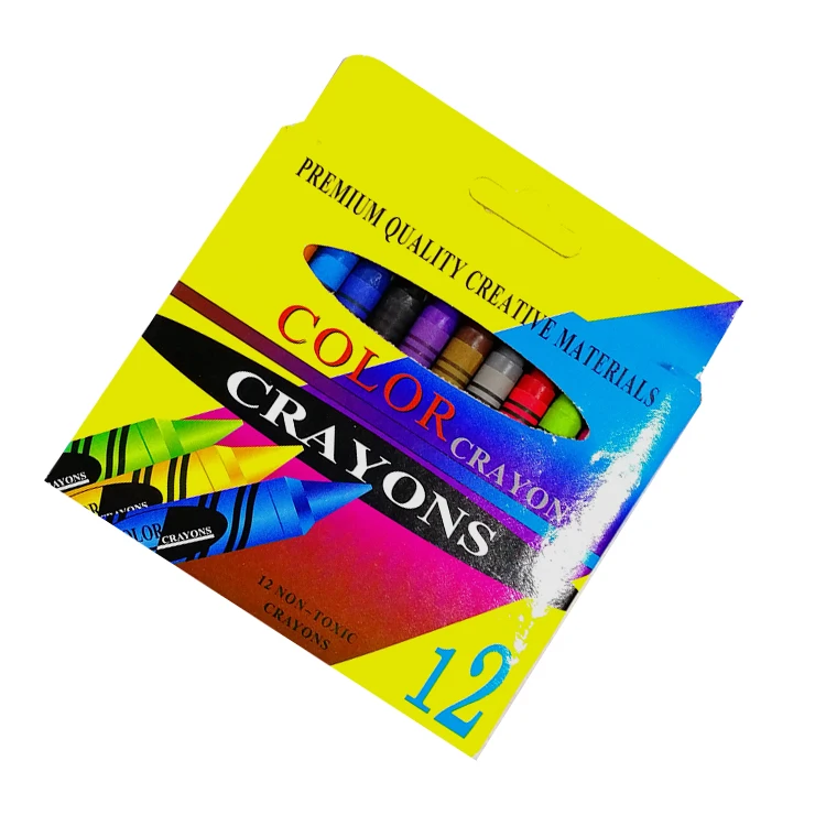 
Wholesale coloring wax crayons set for kids 